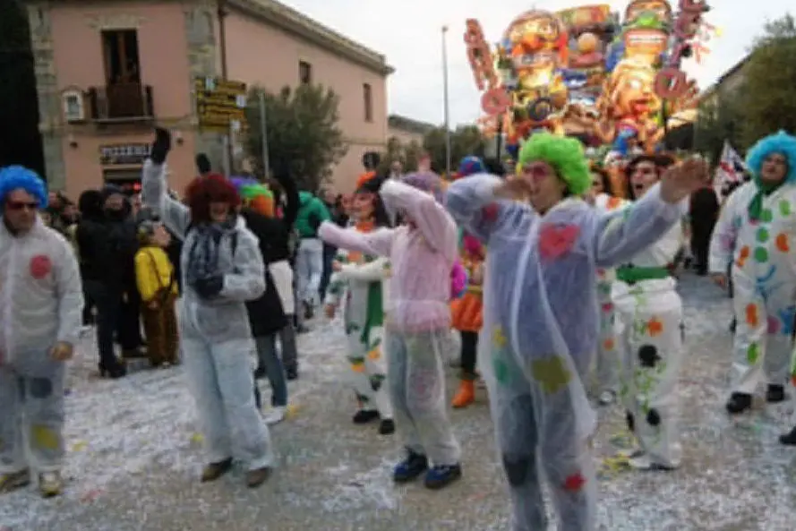 Una passata edizione del Carnevale sanlurese