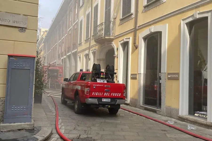 (foto Vigili del Fuoco via Ansa)