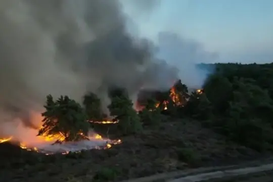 Regno Unito, incendio sulla costa del Suffolk: "Evento grave"