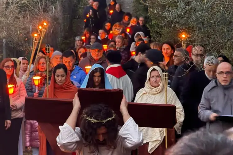 La rappresentazione della Passione di Cristo (foto concessa)