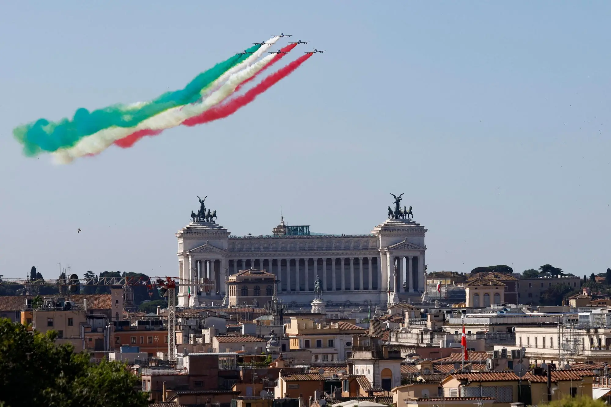 Le Frecce Tricolori (Ansa)
