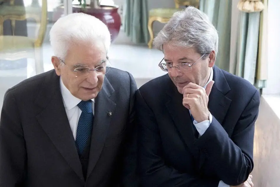 Sergio Mattarella e Paolo Gentiloni