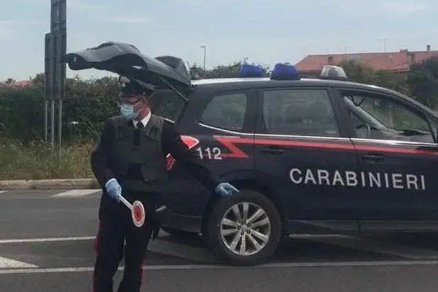 Carabinieri a Terralba (Foto E. Sanna)