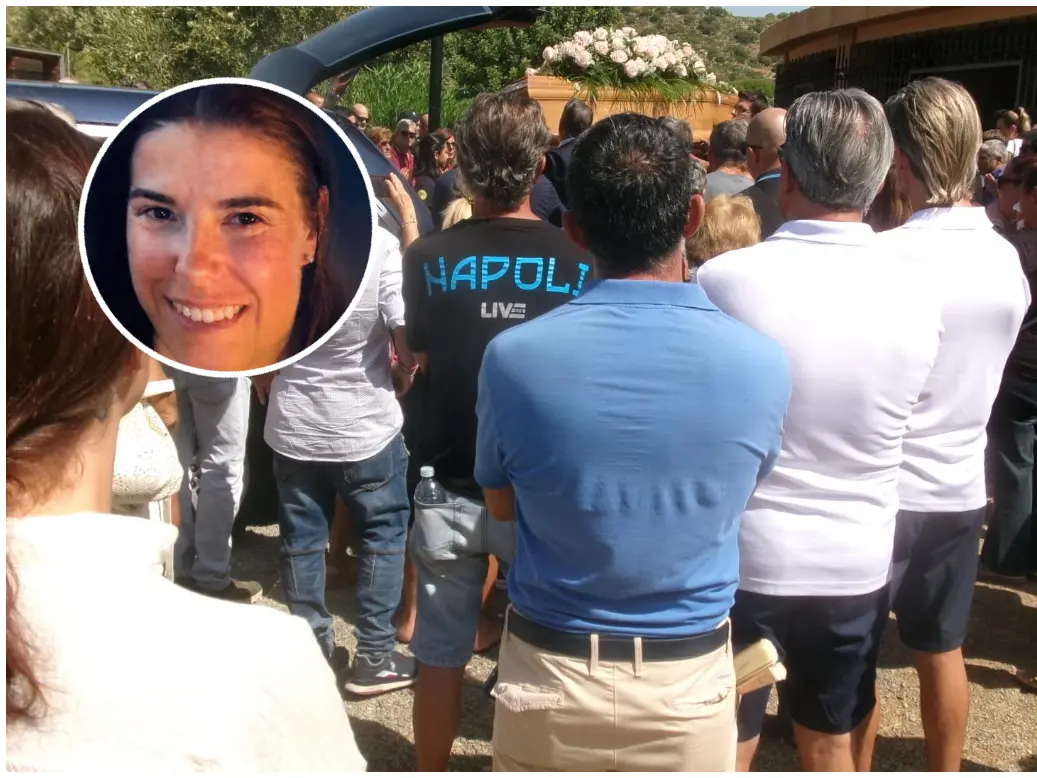 I funerali di Michela Rubiu (foto Serreli)