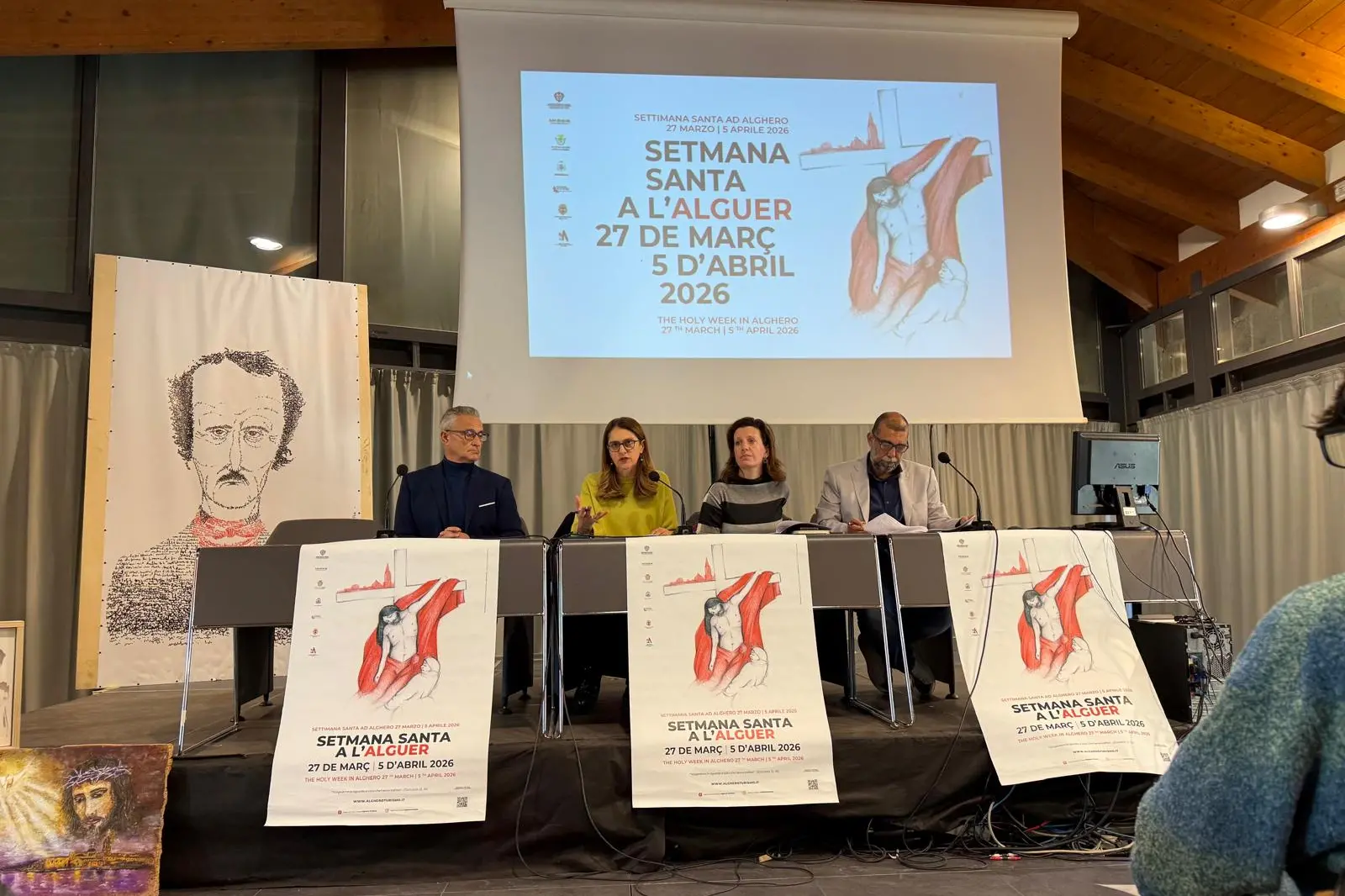La conferenza stampa al Quarter della edizione 2026 de la Setmana Santa a l'Alguer