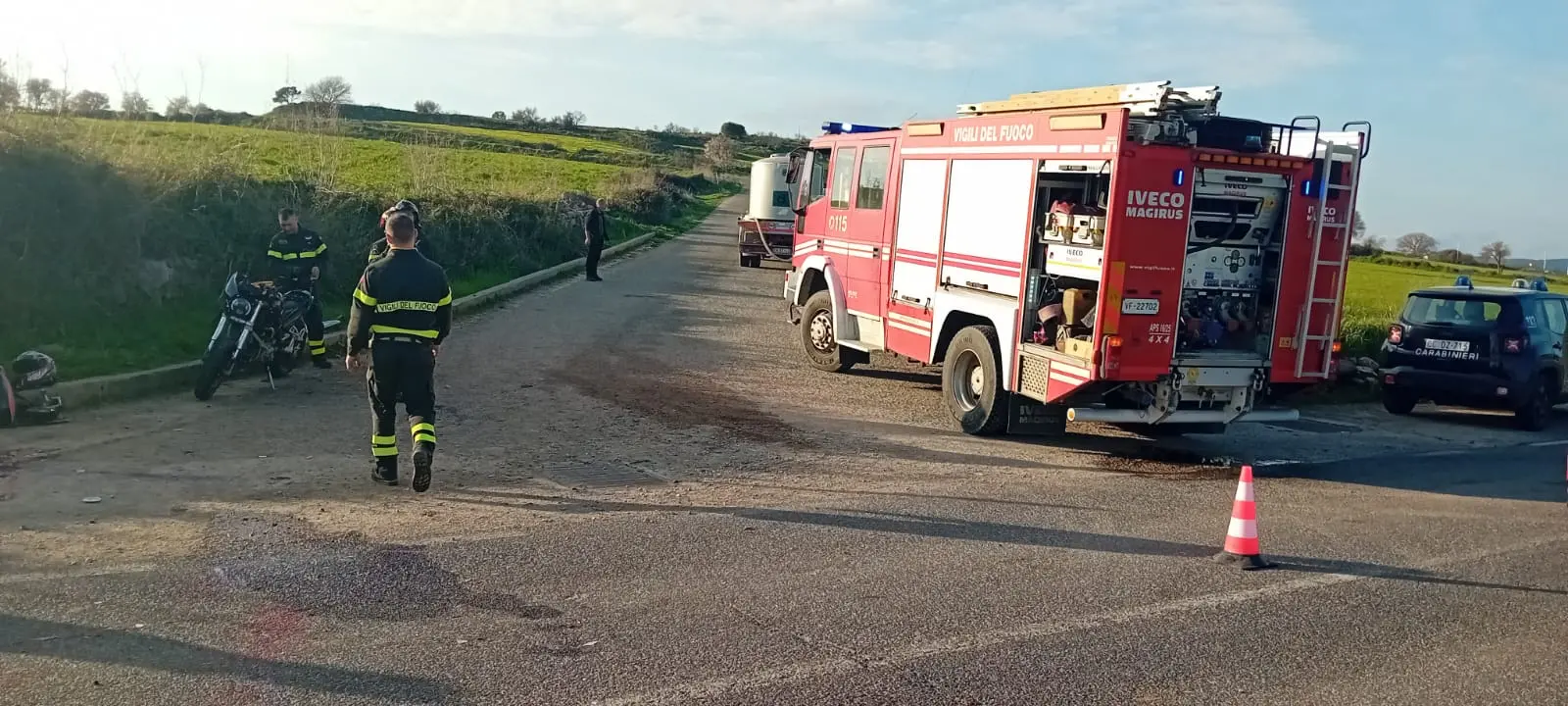 L'incidente (foto Sonia Gioia)