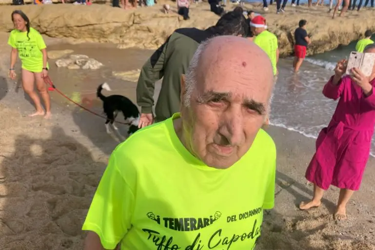 Salvatore Delogu, 89 anni (foto Pala)