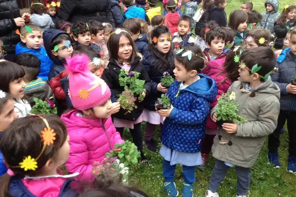 Festa dell'albero all'Istituto Aragon