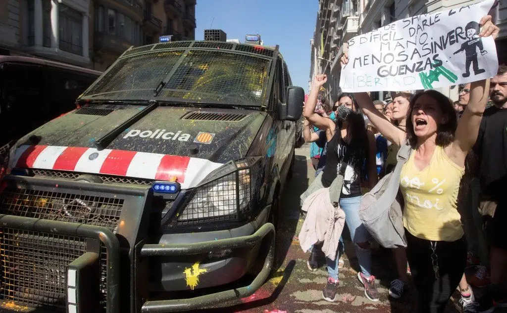 Sono giorni di tensione a Barcellona e in tutta la Catalogna