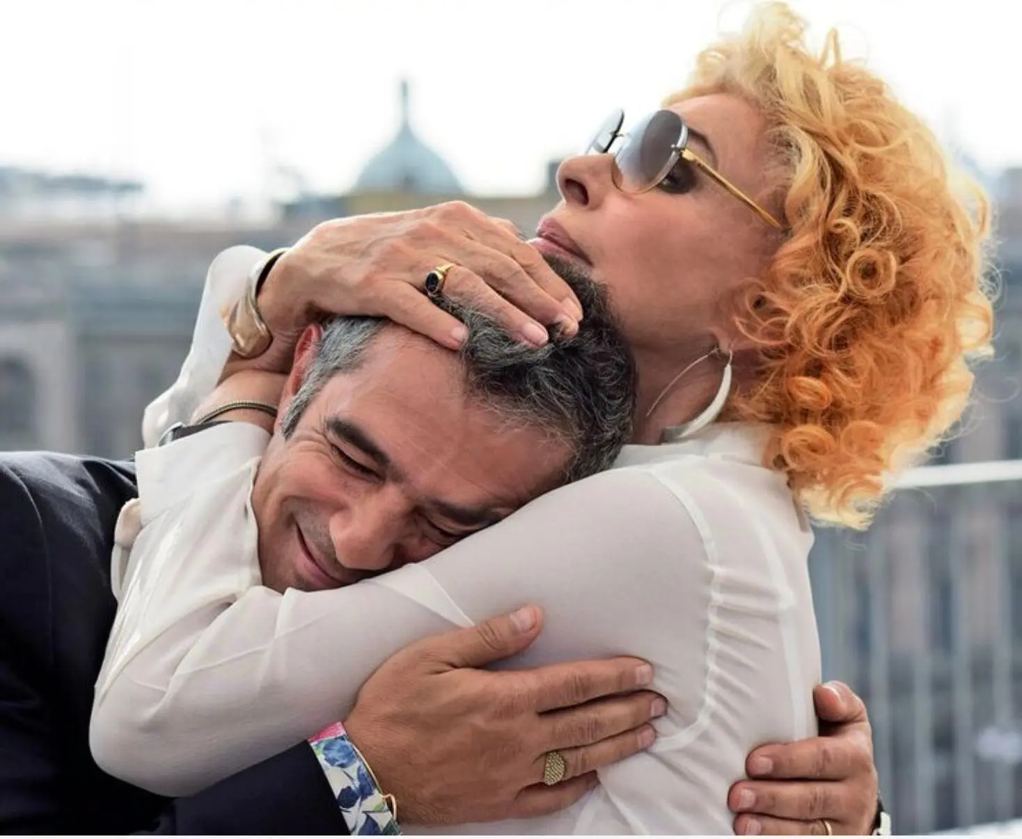 Ornella Vanoni e Paolo Fresu nella foto che il musicista sardo ha pubblicato sulla sua pagina Facebook