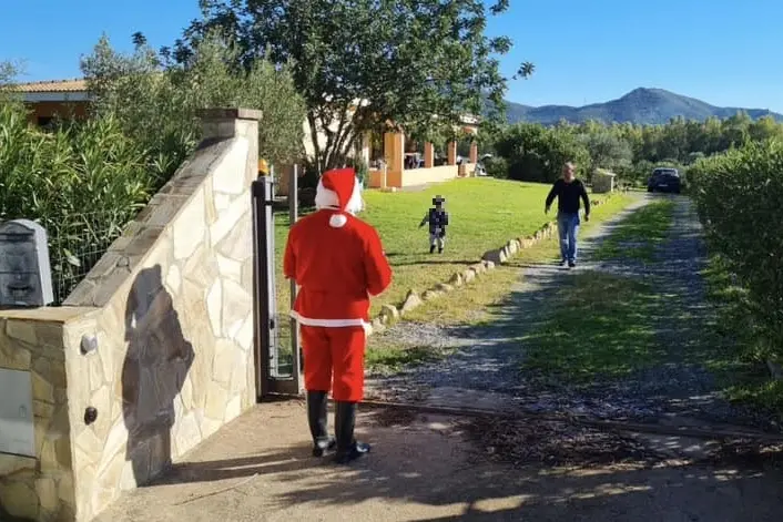 Babbo Natale a Castiadas (foto Agus)