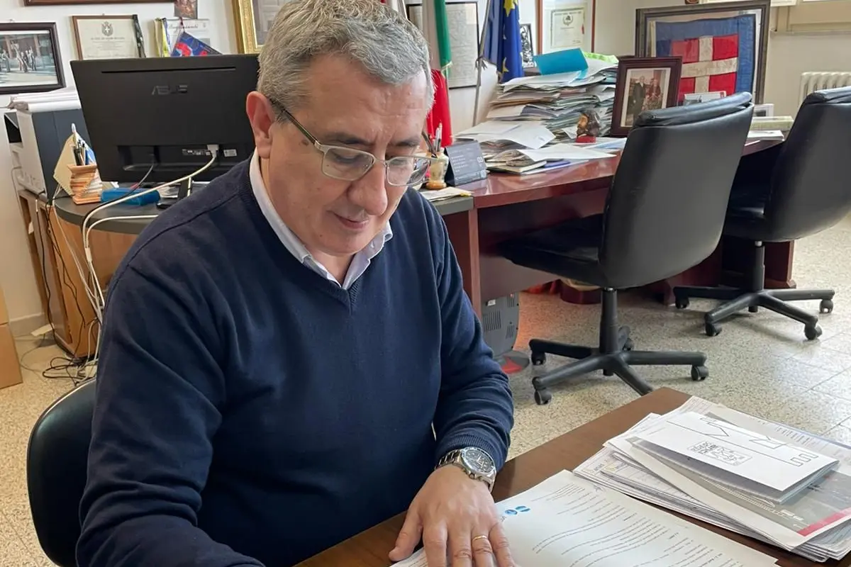 Il sindaco Umberto Oppus