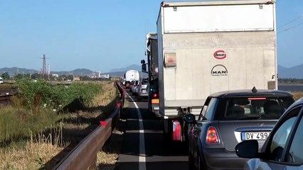I lavori sulla 195 mandano il traffico in tilt: disagi e per
