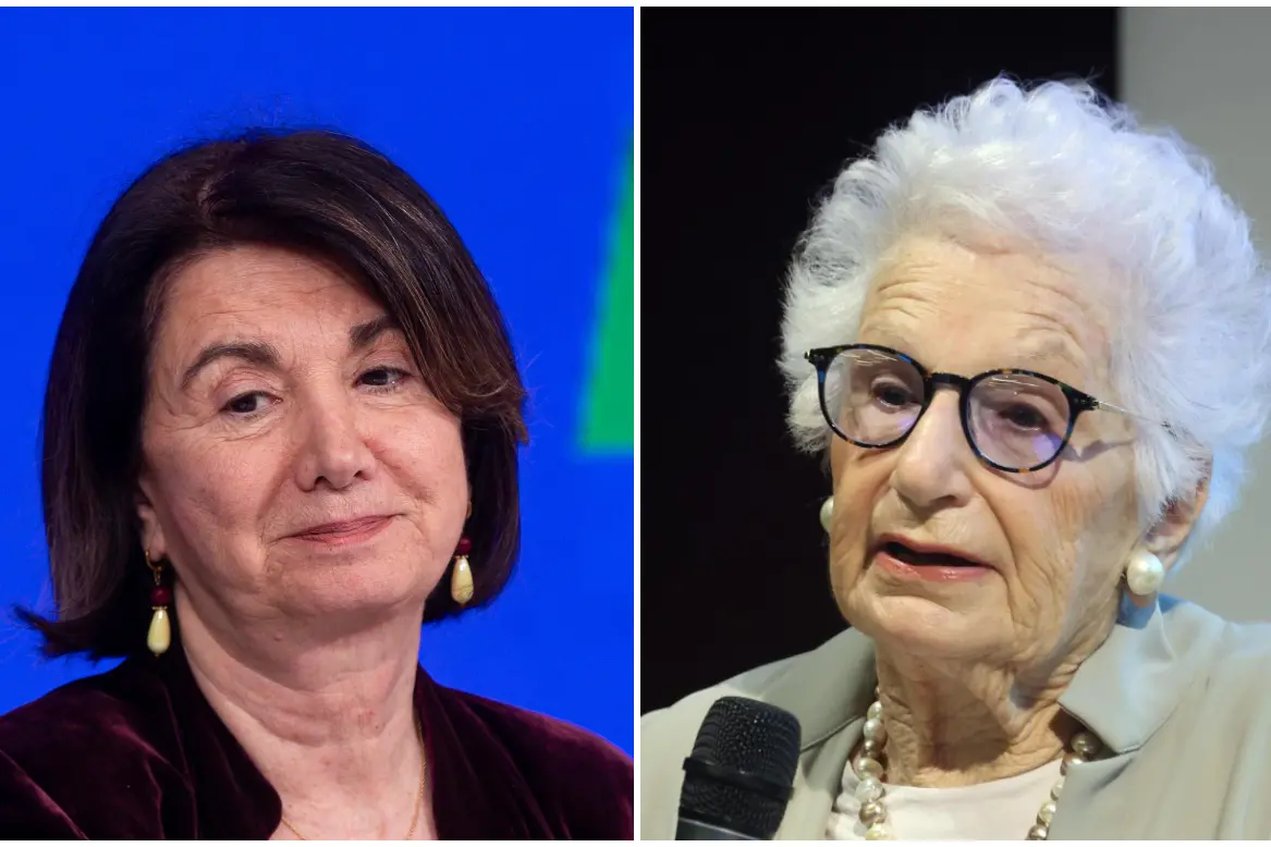 Eugenia Roccella e Liliana Segre (Ansa)