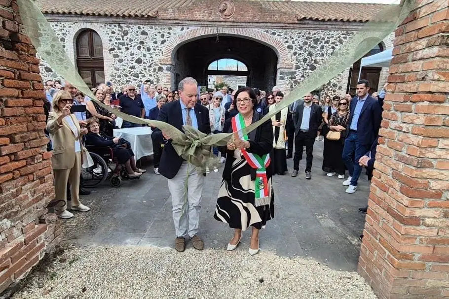 L'inaugurazione (foto Sara Pinna)