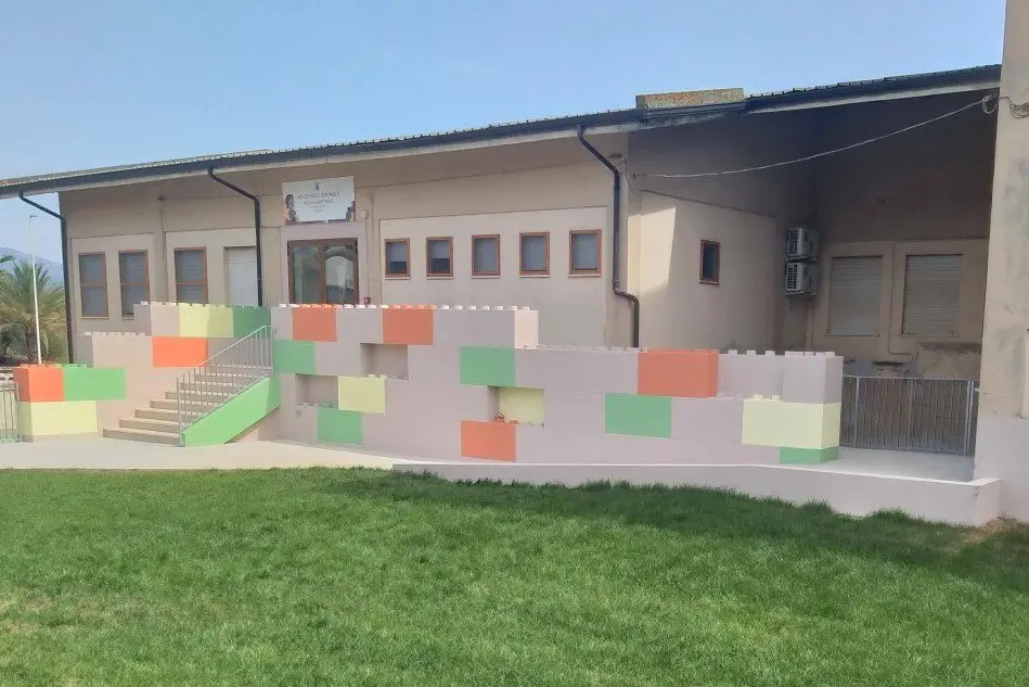 Una scuola di Villamassargia dopo i lavori (foto Farris)