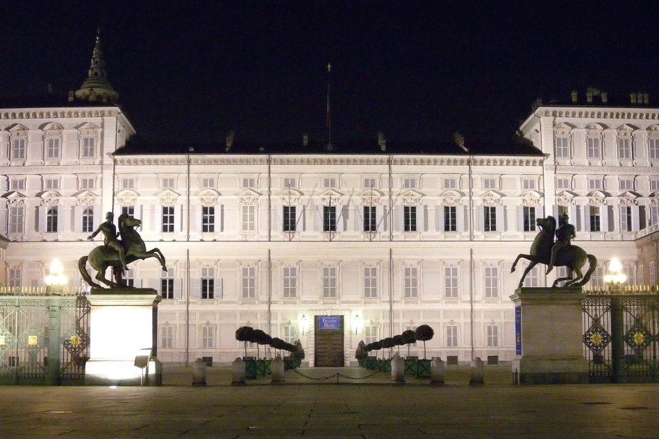 Il Palazzo Reale a Torino (Archivio L'Unione Sarda)