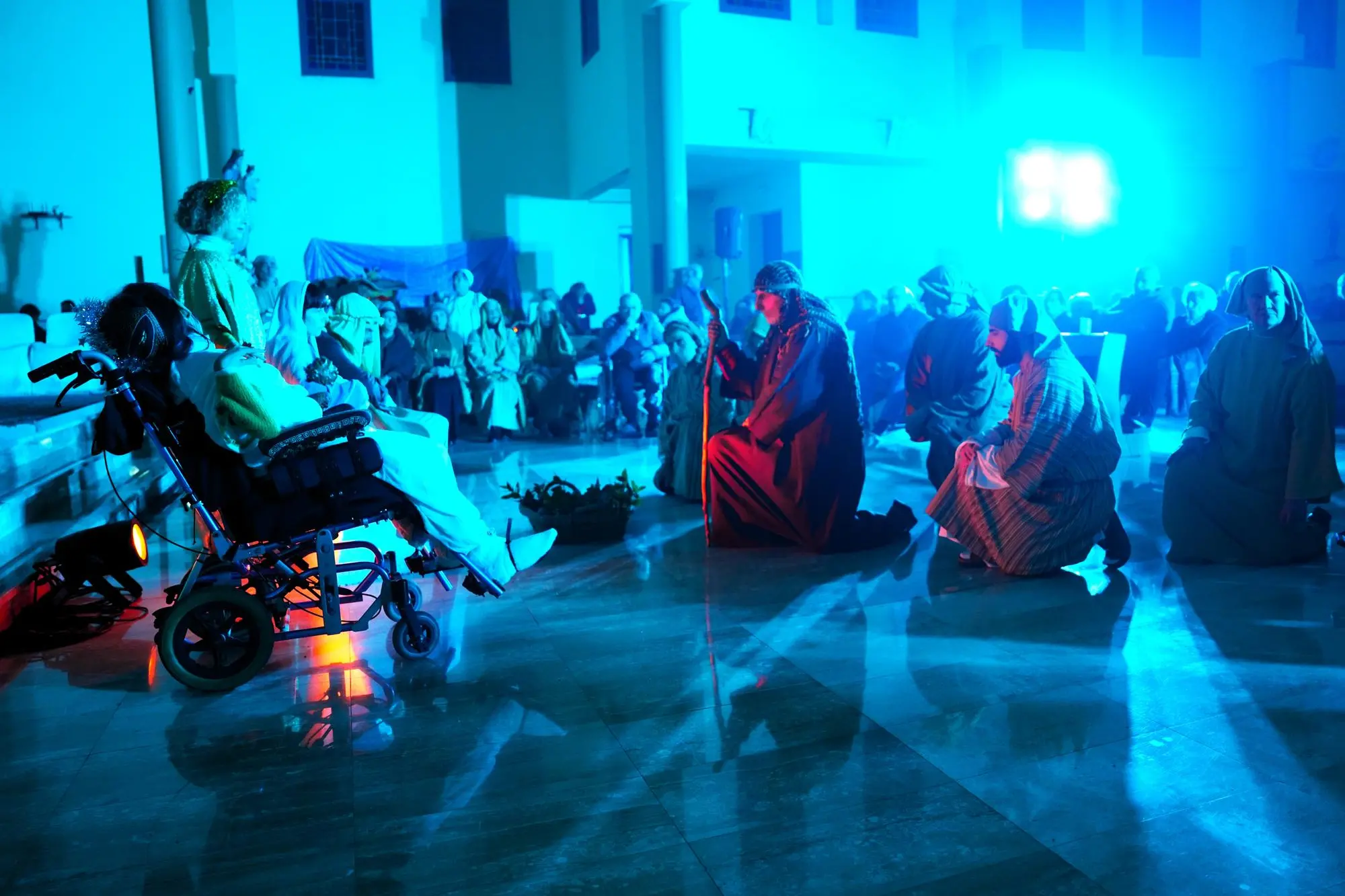 Il presepe vivente a Sassari (foto Floris)
