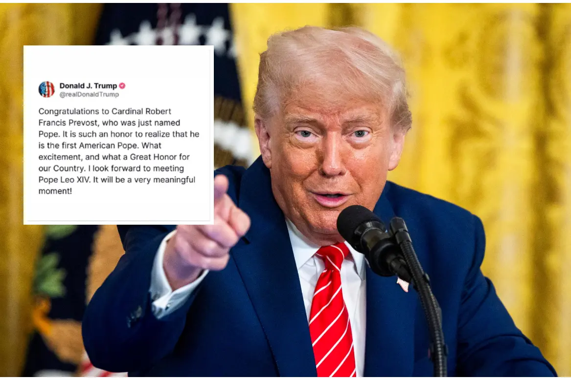 Donald Trump e il post su Truth (Ansa)