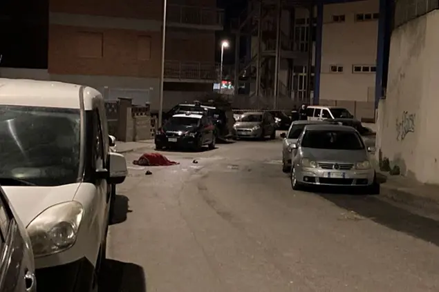 Il luogo del delitto a Porto Torres (L'Unione Sarda - Pala)