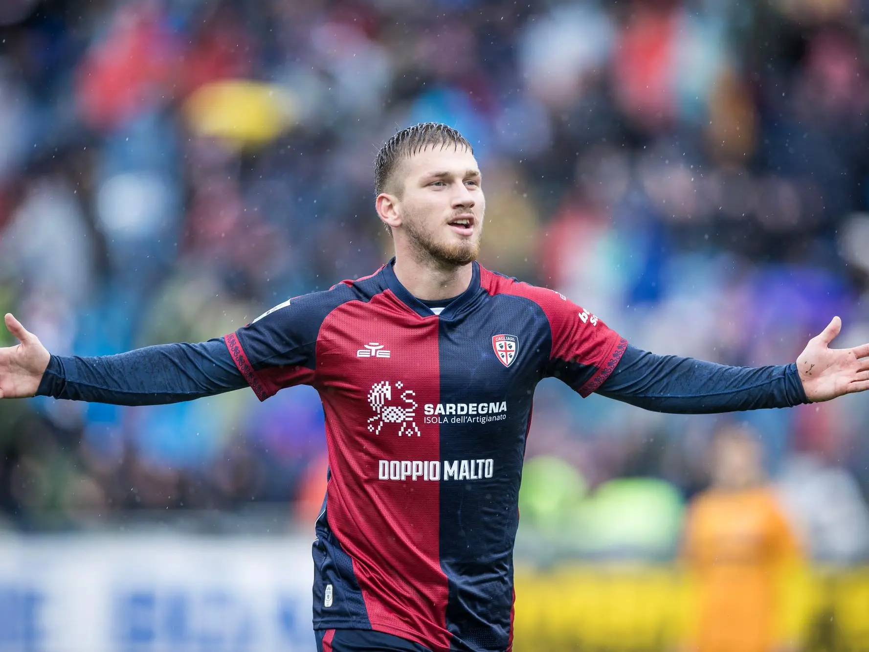 Semih Kılıçsoy, attaccante del Cagliari (foto Valerio Spano)