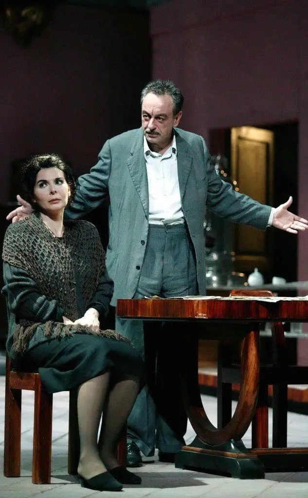 Luca De Filippo, figlio di Eduardo, sul palco