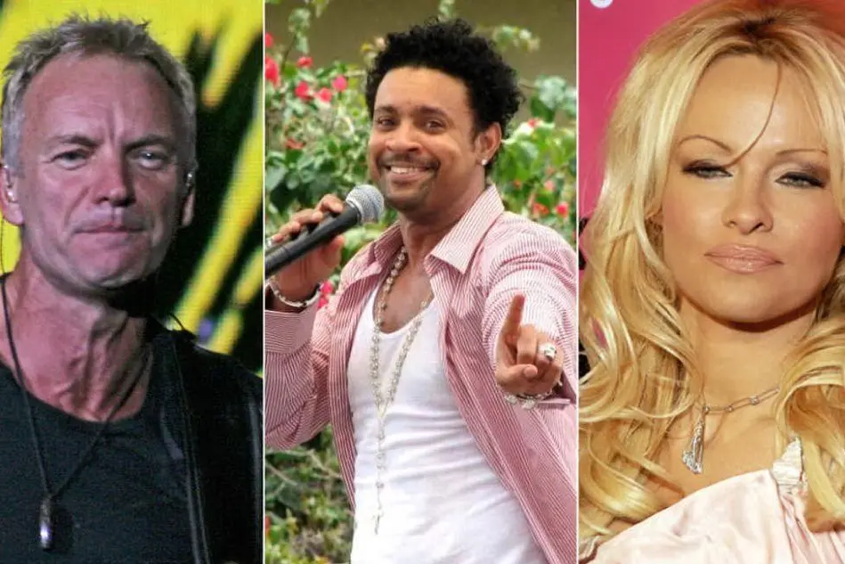 Sting, Shaggy e Pamela Anderson