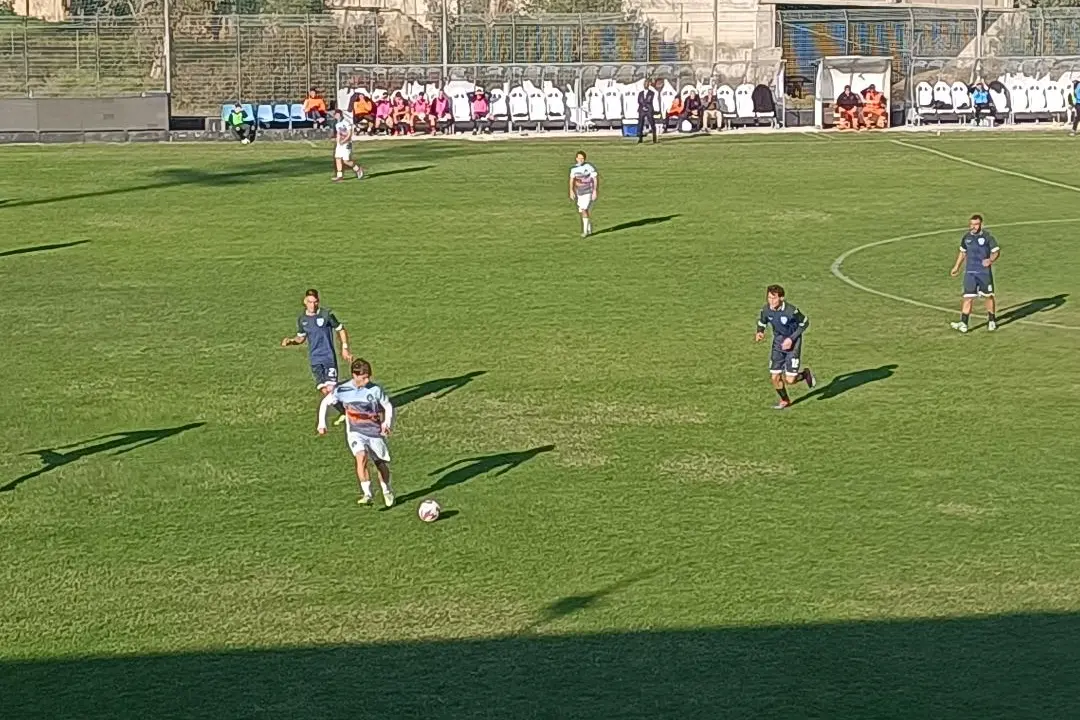 Maspero in azione nel match tra Olbia e Anzio (foto Ilenia Giagnoni)
