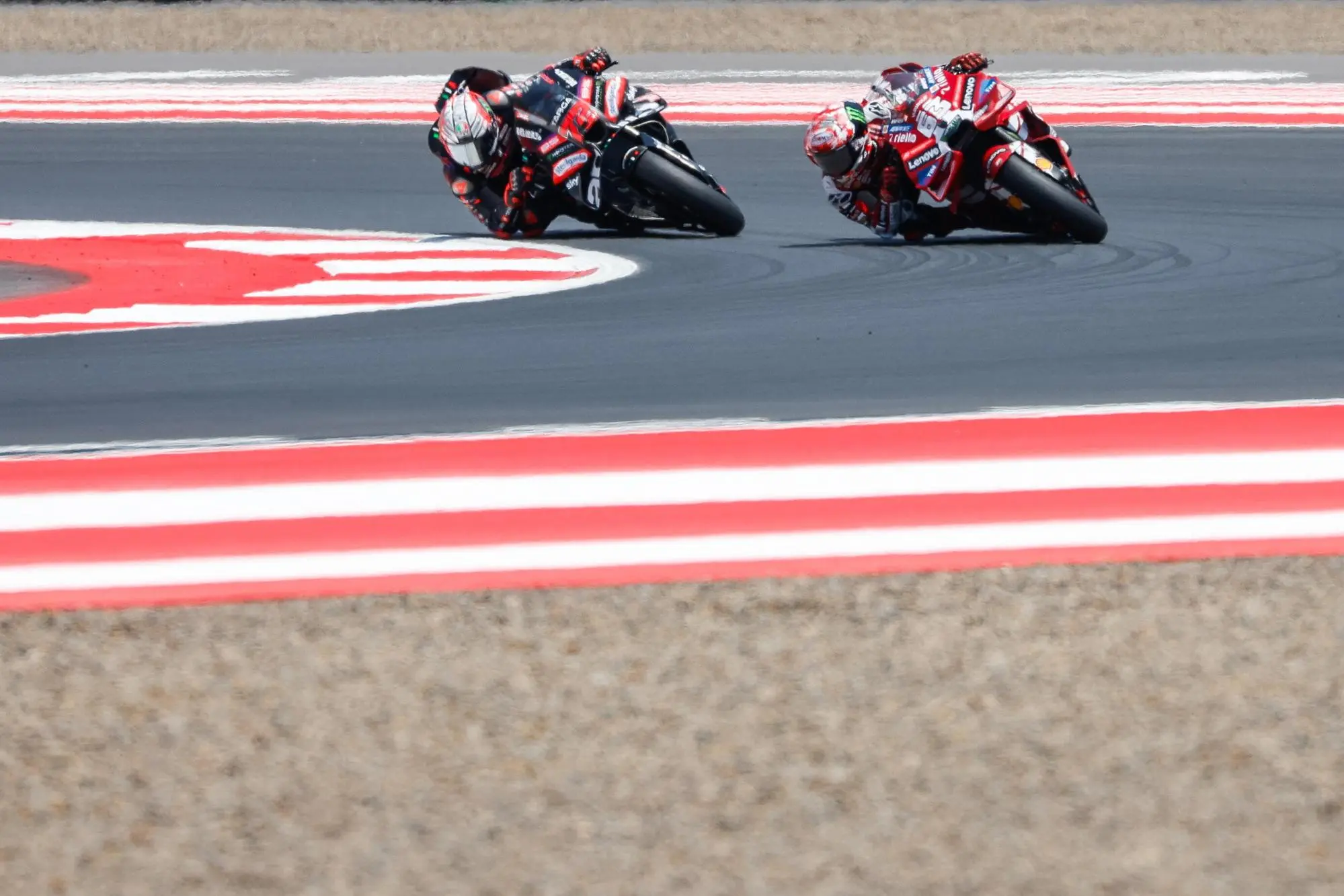 Bezzecchi e Bagnaia (Ansa)