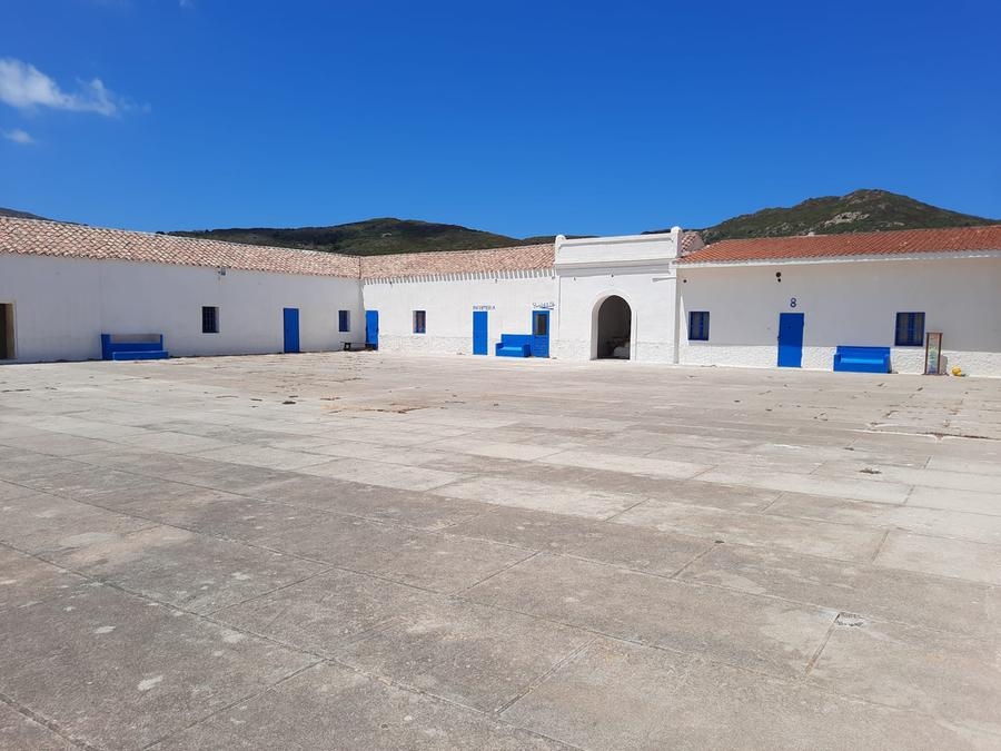 L'interno del carcere di Cala d'Oliva (foto m. v.)