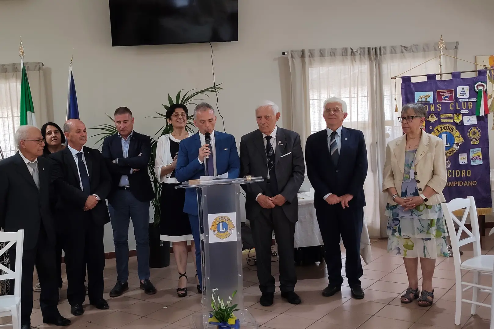 Il nuovo direttivo dei Lions Club Villacidro Medio Campidano