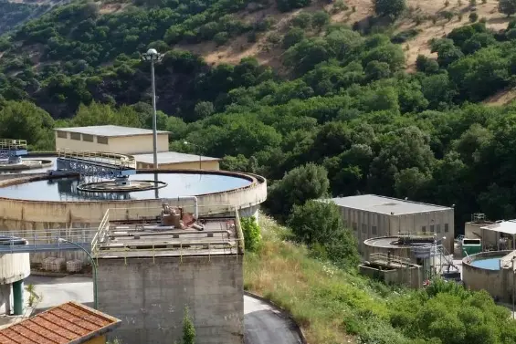 Potabilizzatore Abbanoa del Bidighinzu (foto concessa)