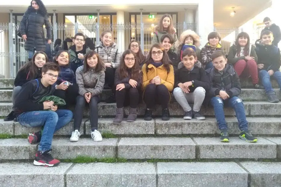 Gli alunni dell'indirizzo musicale (foto Alessia Orbana)