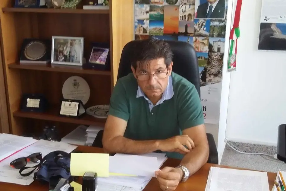 Il sindaco di Domusnovas Massimo Ventura (Foto Simone Farris)