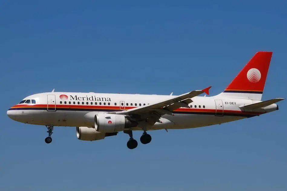 Un aereo Meridiana