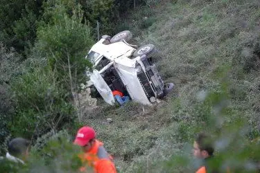 L'auto di Angelo Pala volata nella scarpata