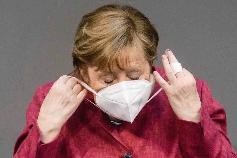 La cancelliera tedesca Angela Merkel si è vaccinata con AstraZeneca