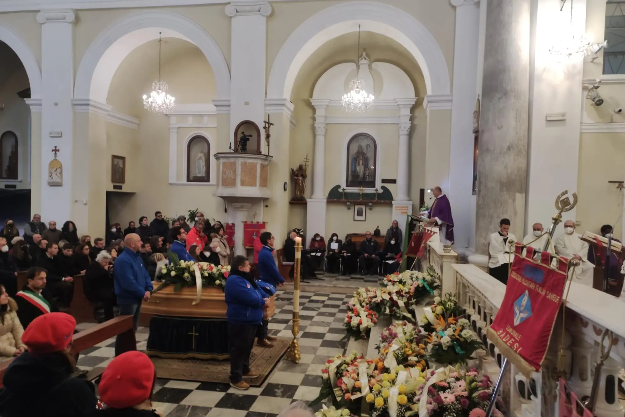 Il funerale di Dario Annunziata (foto Ronchi)
