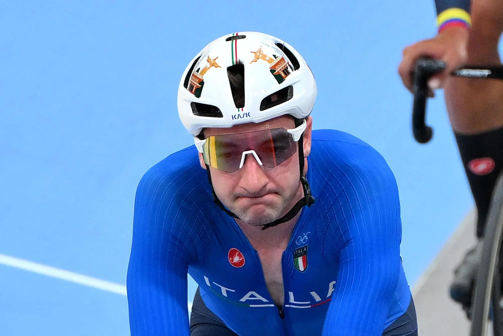 Elia Viviani (foto Ansa)