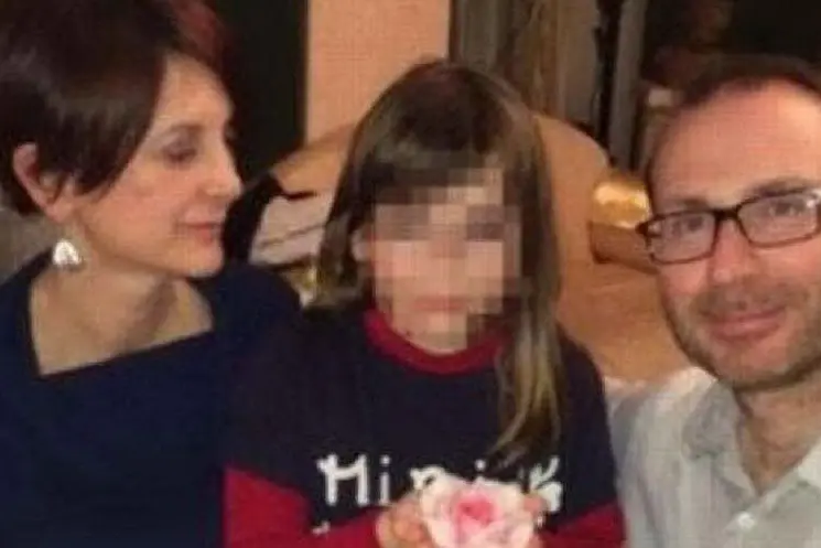Filippone con moglie e figlia