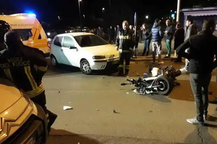 Il luogo dell'incidente (foto M. Pala)