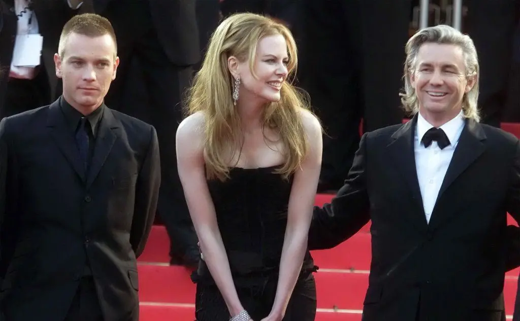Con l'attore Ewan McGregor e il regista Baz Luhrmann ai tempi di Moulin Rouge
