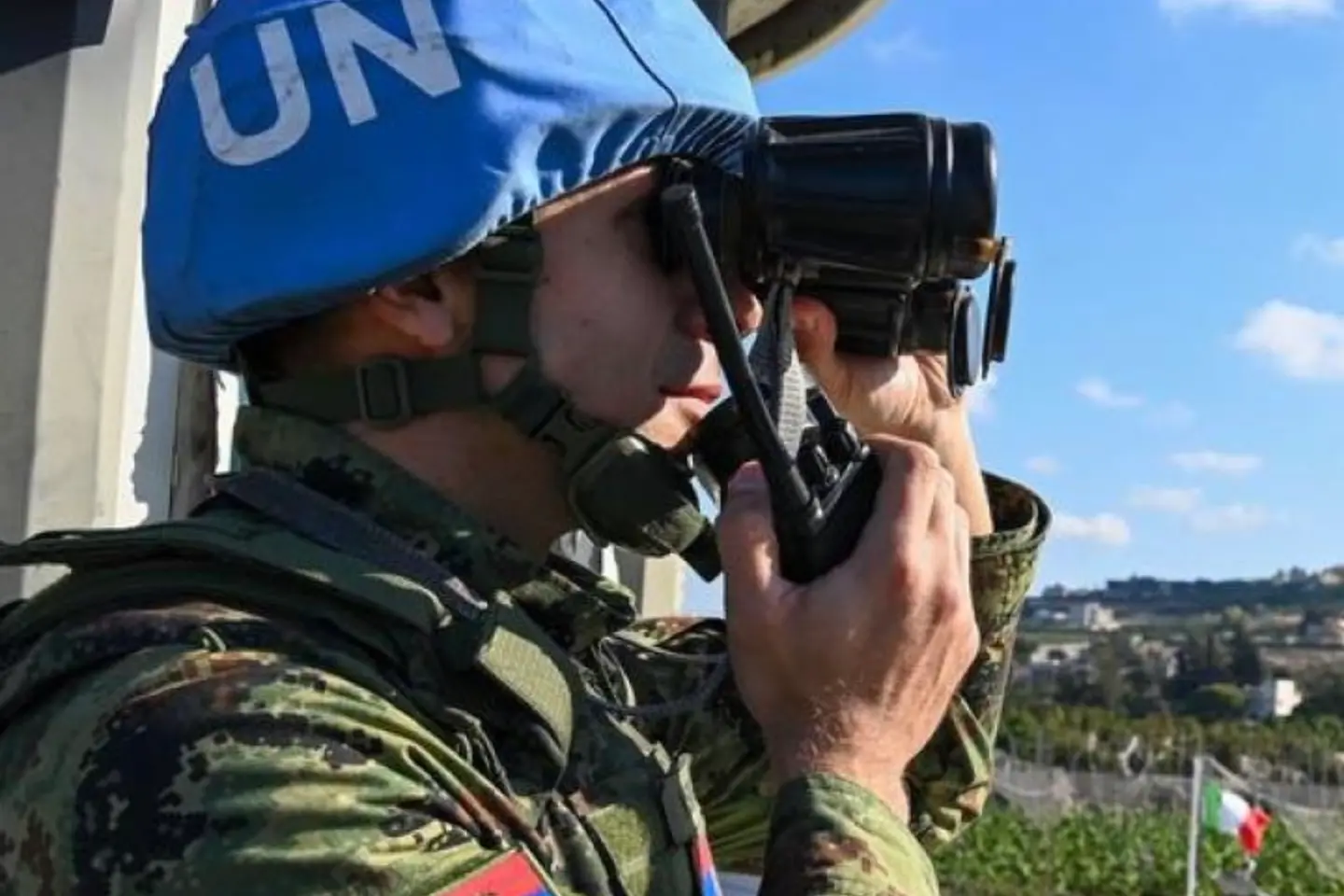 Un militare serbo in Libano