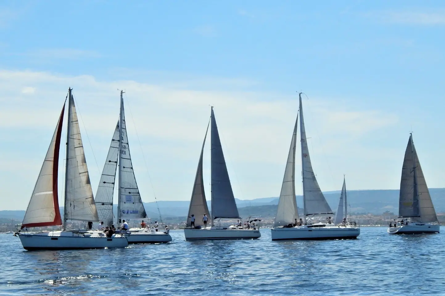 Le barche a vela della Lega Navale (foto Fiori)