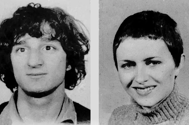 In una foto del gennaio 1996 la coppia di Francesi, Nadine Mauriot e Jean Michel Kraveichvili uccisi dal cosiddetto &quot;mostro di Firenze&quot; a san Casciano Val di Pesa nel settembre 1985. ANSA