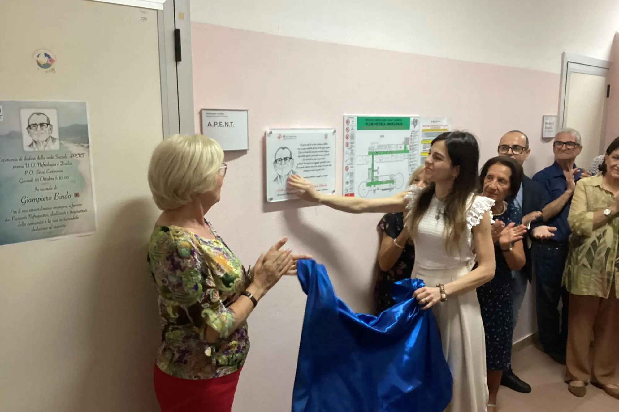 Il momento dell'inaugurazione. (a.s.)