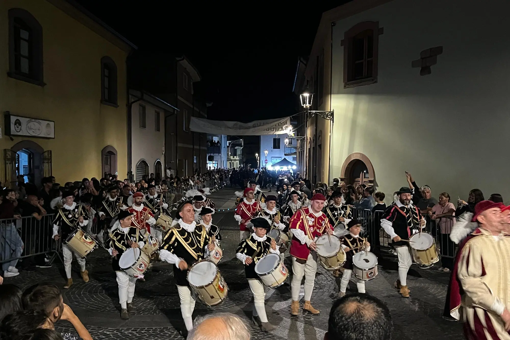 I tamburini e i trombettieri della Pro loco di Oristano