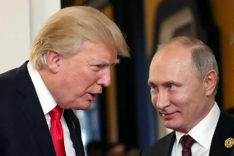 Donald Trump e Vladimir Putin (foto Ansa)