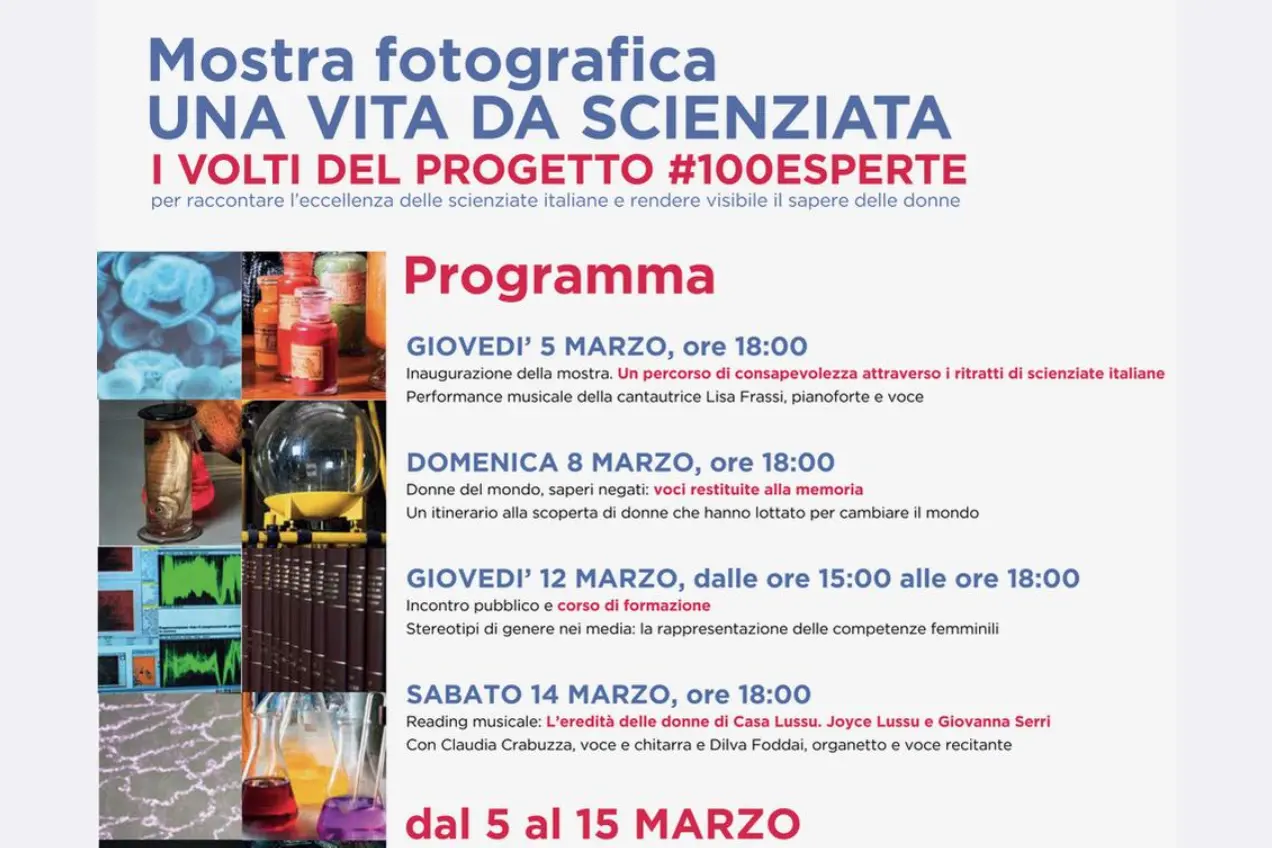 La locandina degli eventi di “L’8Donna” di Prospettiva Donna