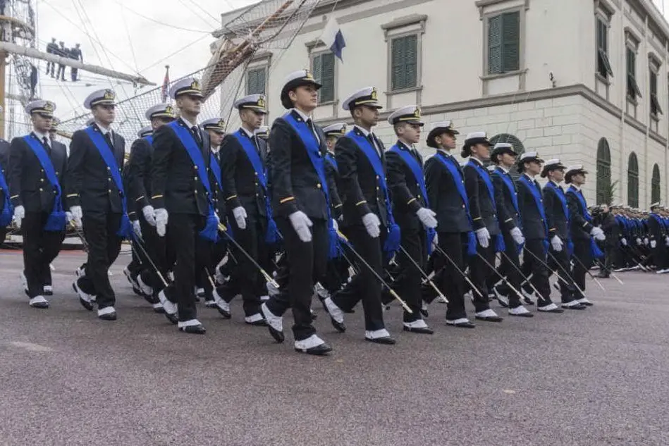 Gli allievi dell'Accademia Navale